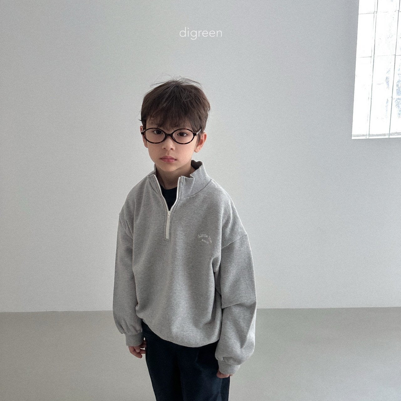 digreen little zip-up (90-130cm)