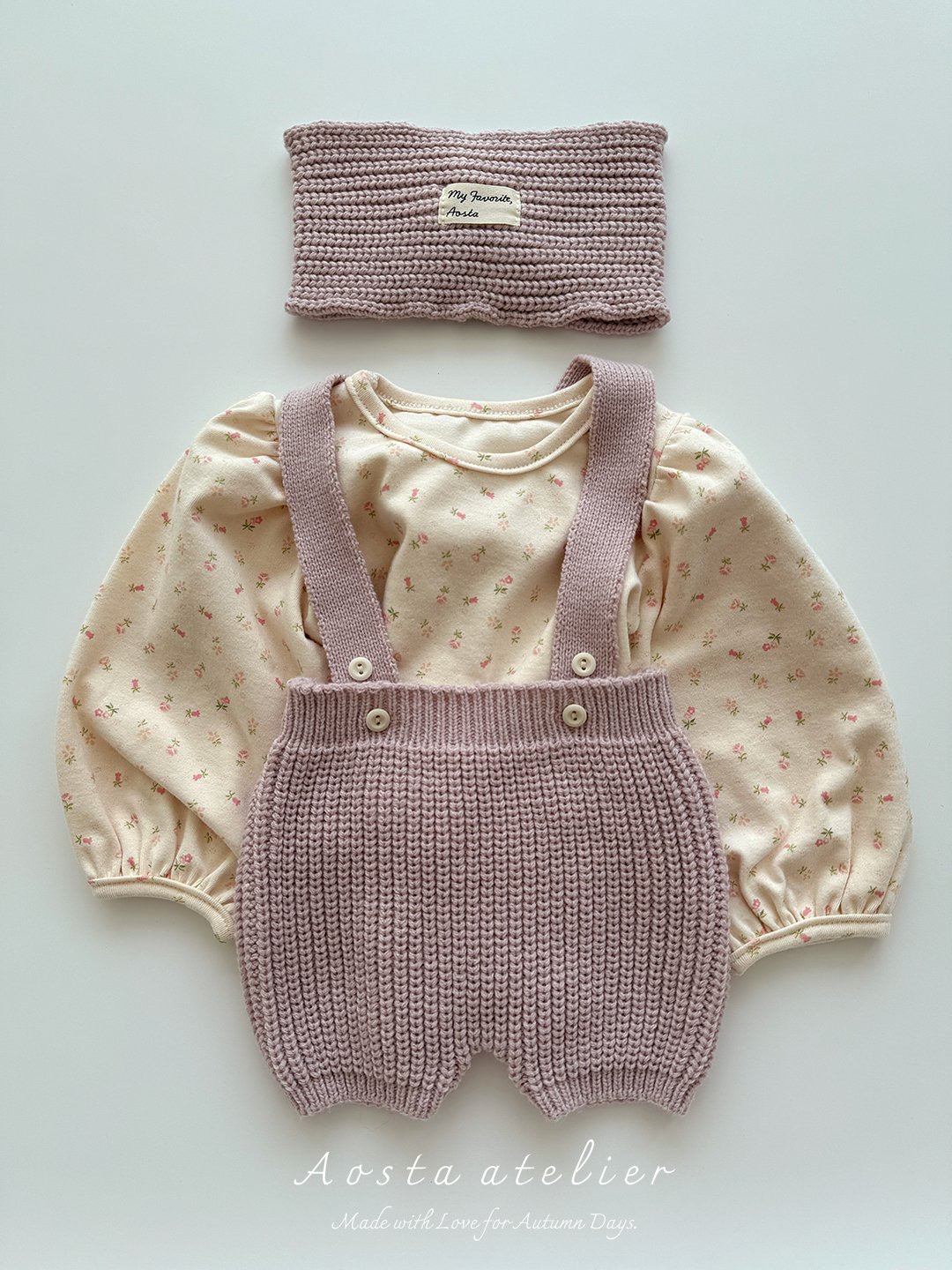 Aosta knit overalls (0-24m)