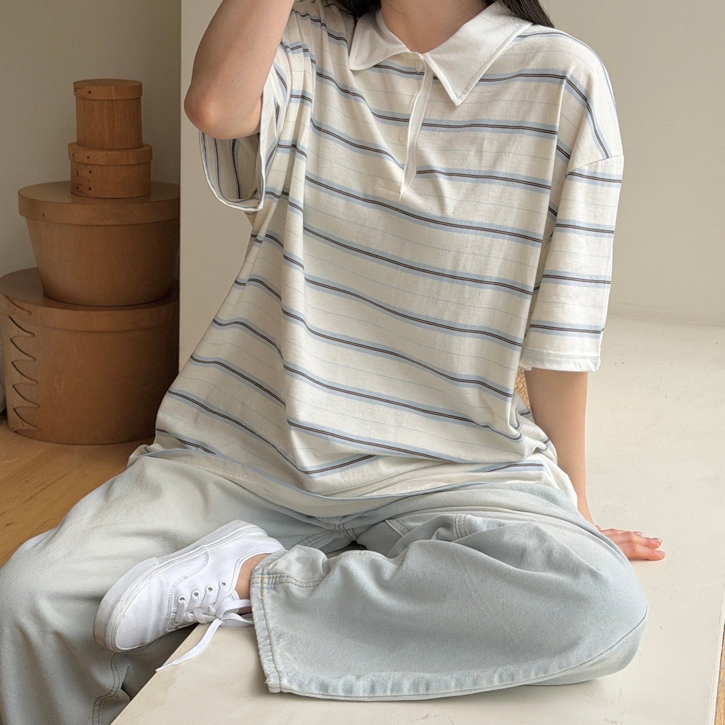 ninibello pocky collar tee(adult)