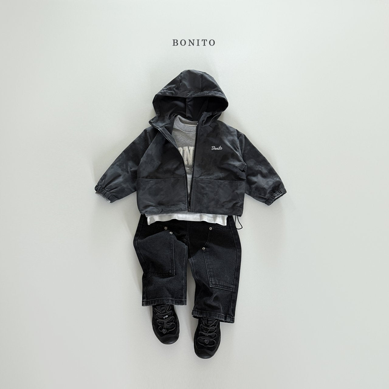 bonito windbreaker hood jumper (~80-140cm)