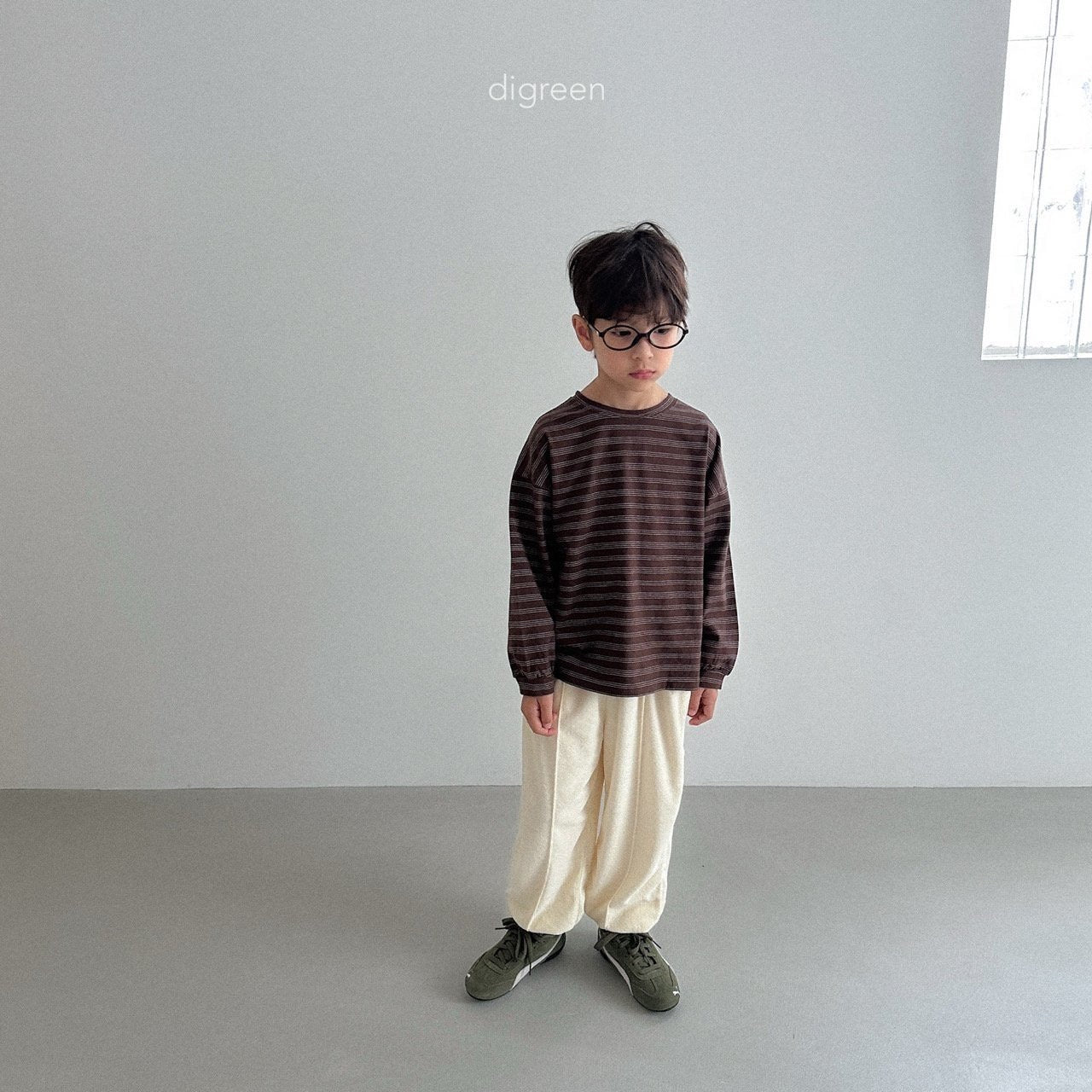 digreen terry jogger pants (90-130cm)