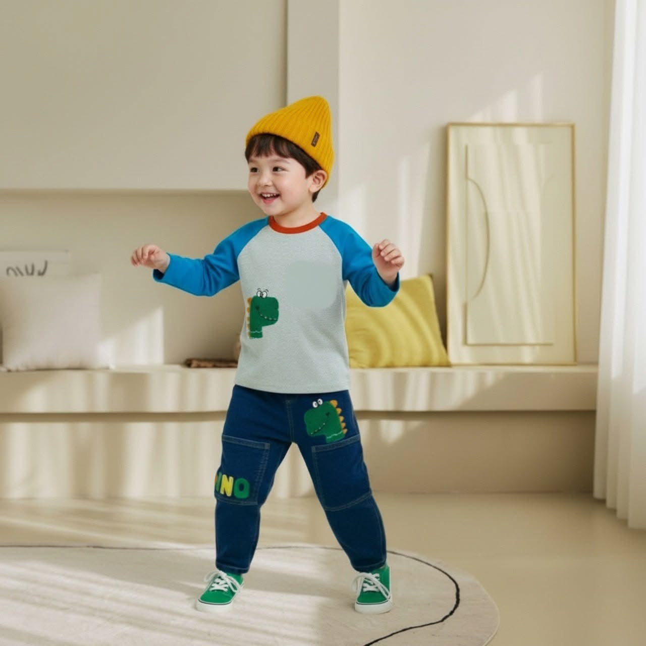 Orangemom 萌眼恐龍上衣 (95-140cm)