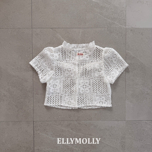 ELLYMOLLY rosy crochet bl (90-145cm)