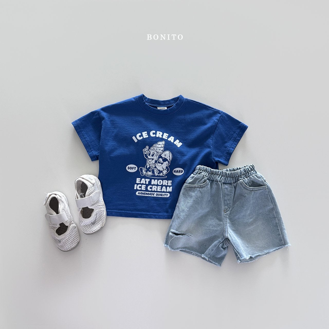 bonito ice cream tee (70-140cm)