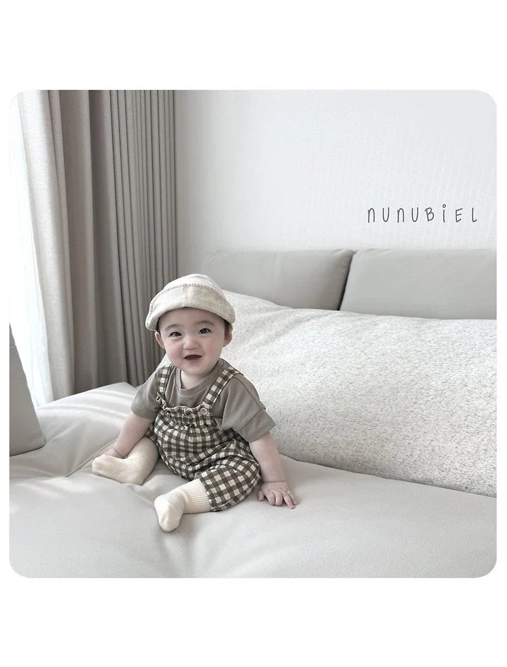 Nunubiel checkerboard romper (6-18m)