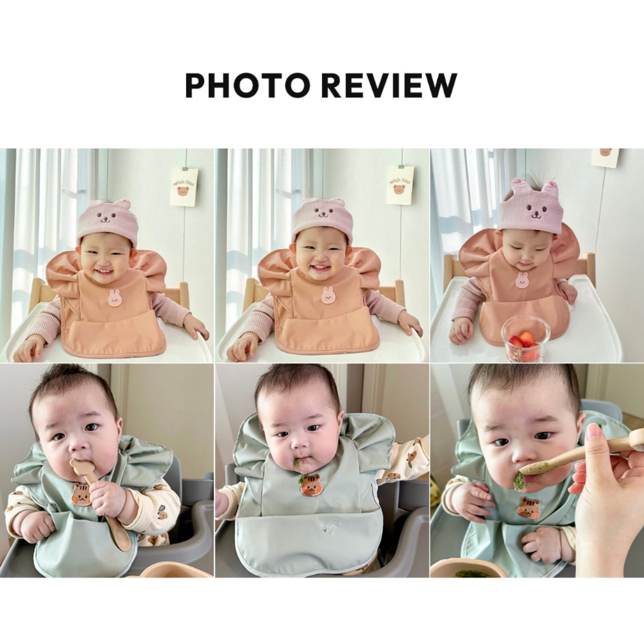 防水防污輔食圍嘴