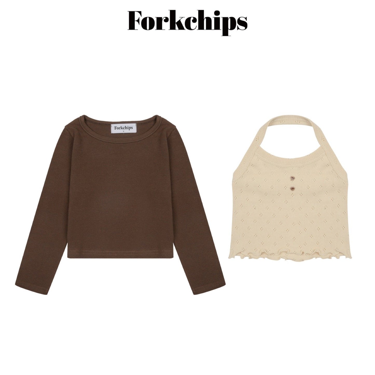 FORKCHIPS hug grade tee (95-160cm)