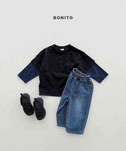 bonito short sleeve layered tee (~80-140cm)