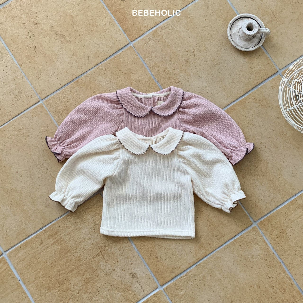 bebeholic pincot collar tee (Bebe 3-18m)