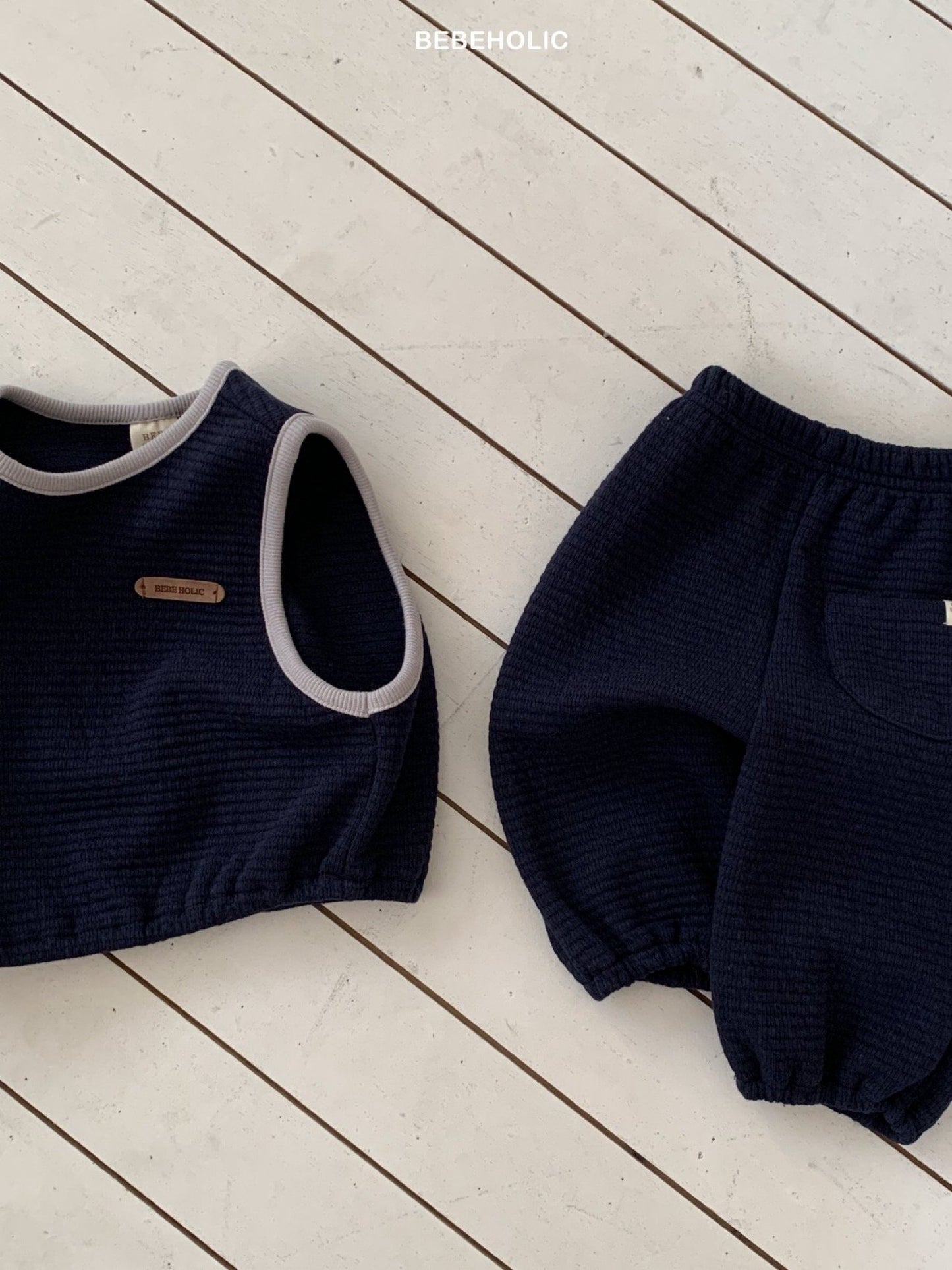 bebeholic sable romper set (3-18m)