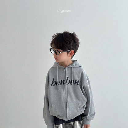 digreen bonbon hood zip-up (90-130cm)