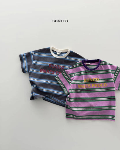 Bonito proud stripe T (~80-140cm)