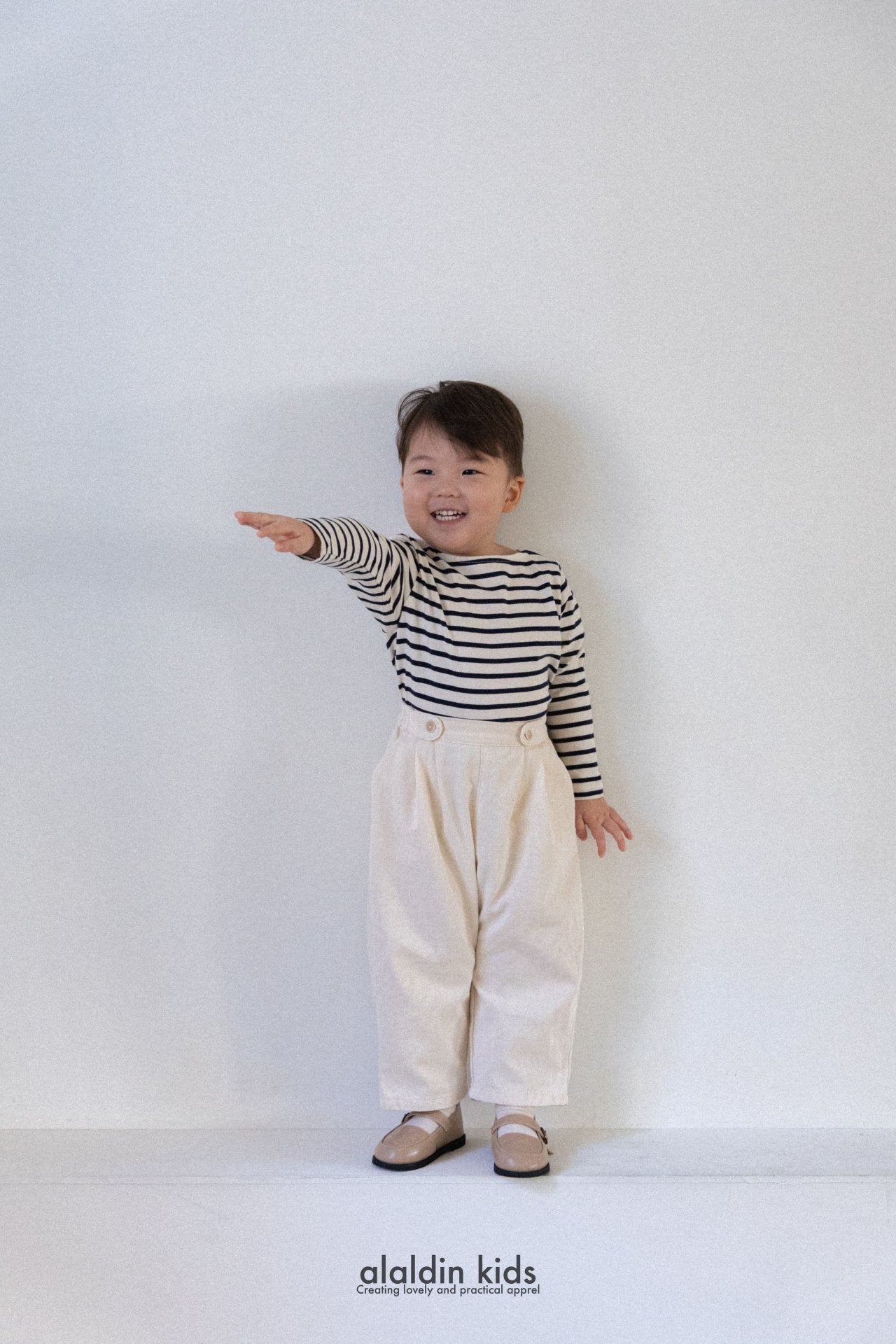 aladin non fade pleated pants (75-115cm)