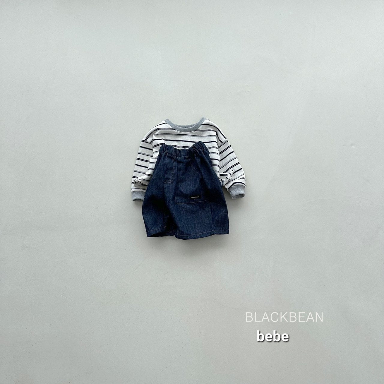 blackbean raw pocket bebe jeans(baby)