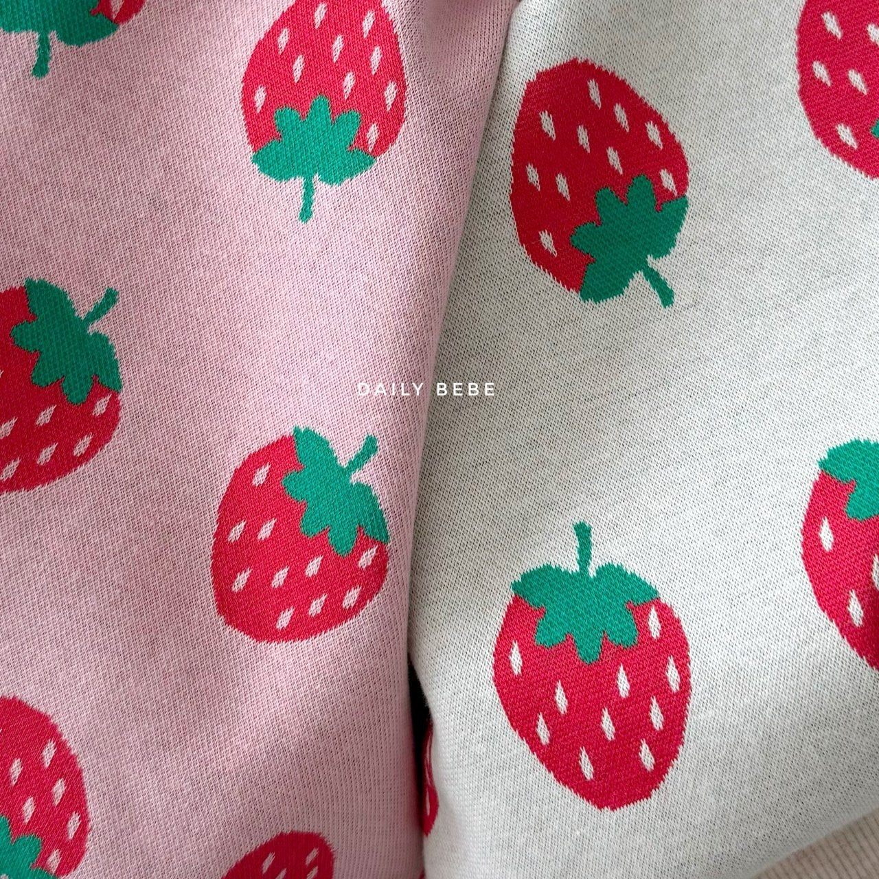 DAILYBEBE strawberry flare pants SET-UP (75-145cm)