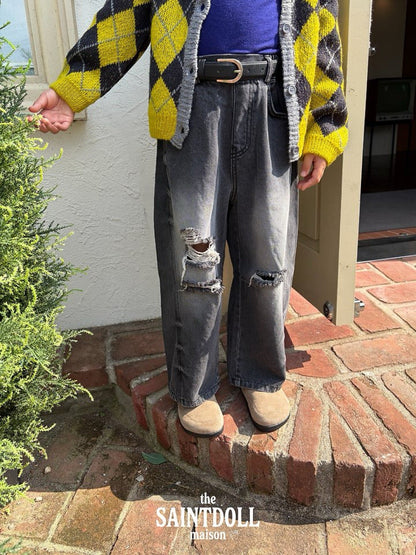 saintdoll dart wide denim (kids & mom)