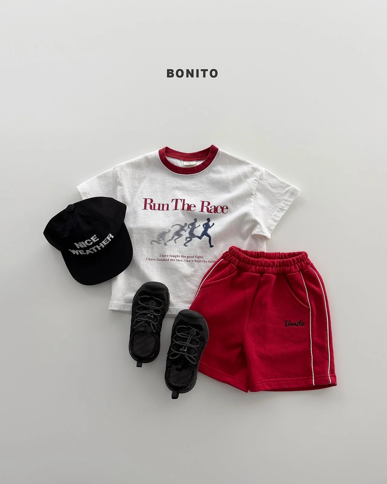 Bonito side line shorts (~80-140cm)