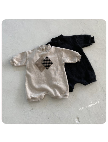 nunubiel patch romper (3-18m)