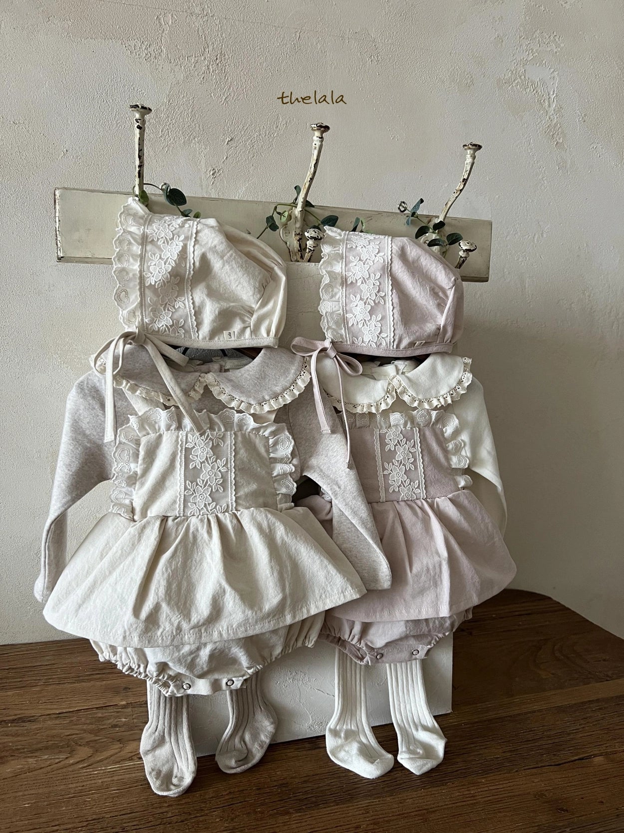 Lala Dori suspender suit (3-18m)