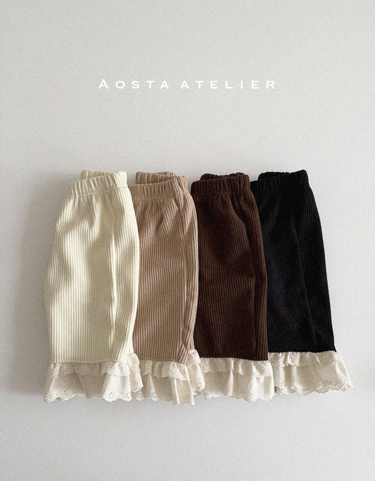 Aosta Corduroy Frills Pants (70-115cm)