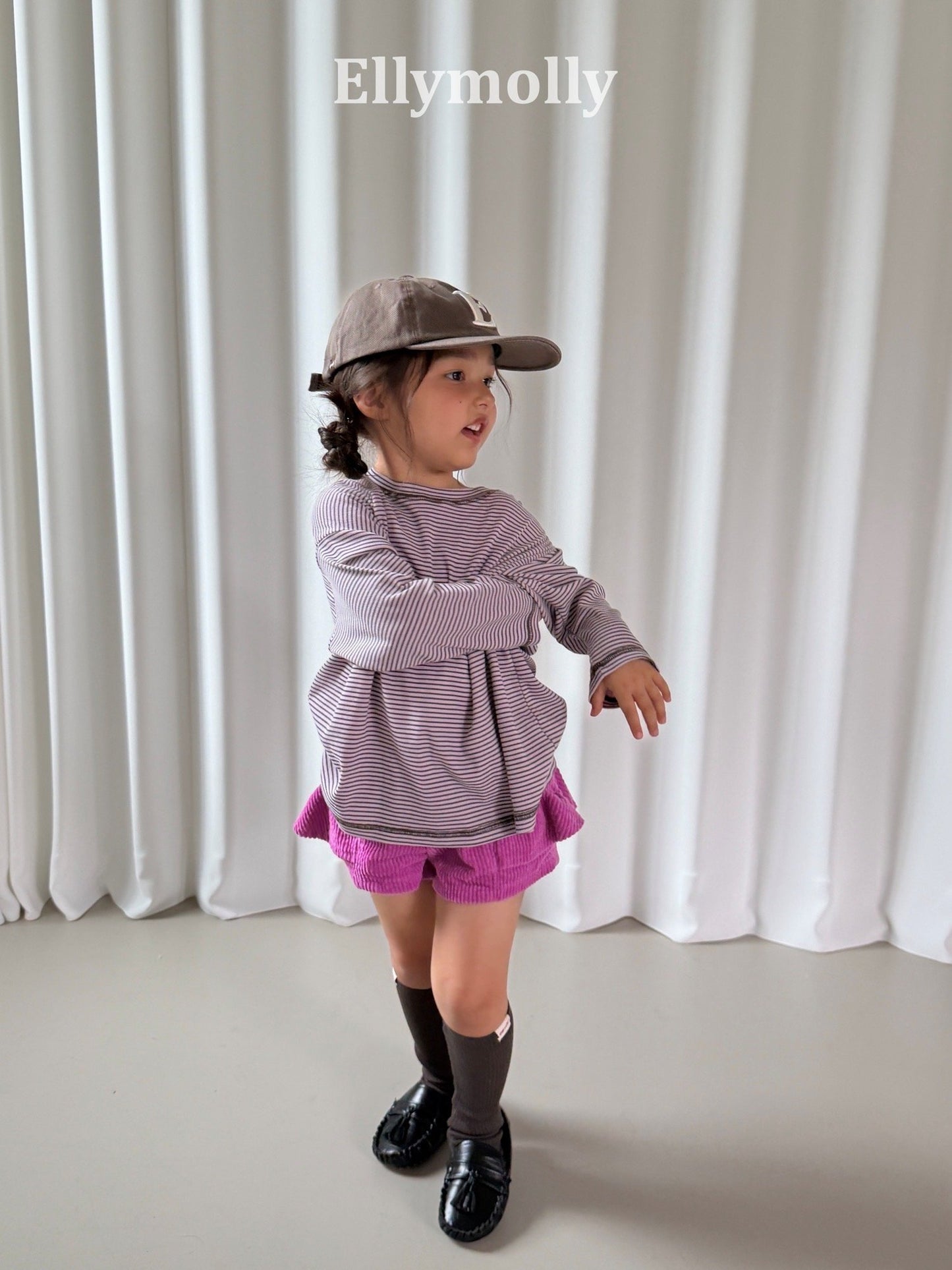 ELLYMOLLY BB frill corduroy pants (90-145cm)