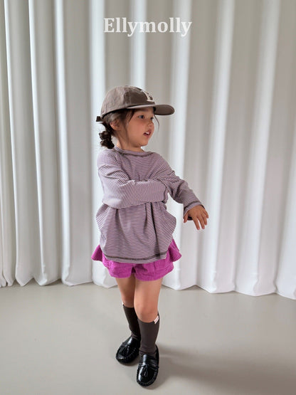 ELLYMOLLY BB frill corduroy pants (90-145cm)