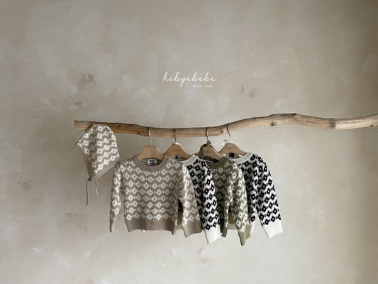 hibyebebe jacquard knit (85-110cm)