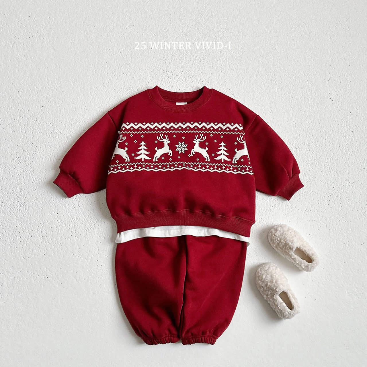 Vivid 馴鹿北極熊上衣 (75-135cm)