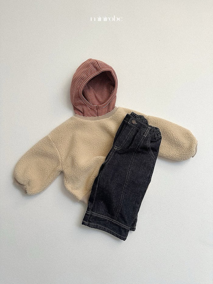 minirobe sherpa hoodie (75-110cm)