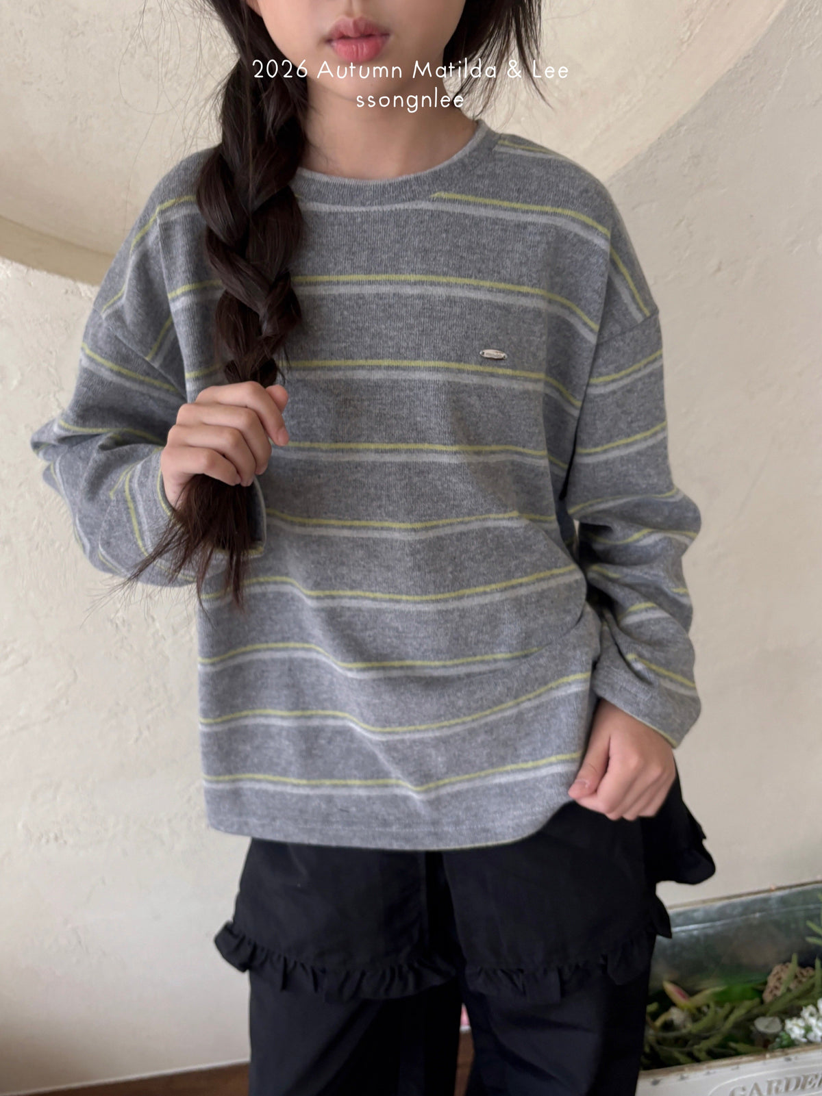 matilda&lee happy border knit (85-165cm)
