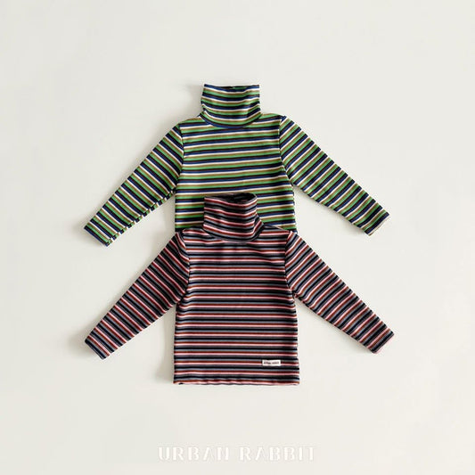 Urban Rabbit 高領條紋小標上衣 (80-140cm)