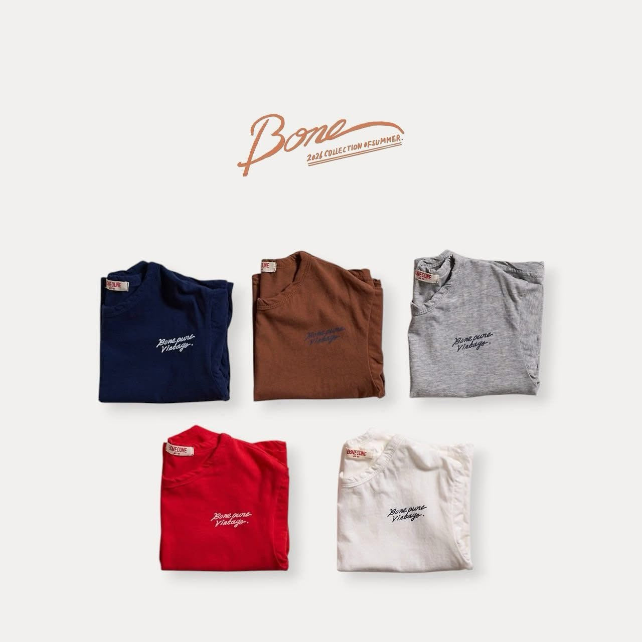 Boneoune 簡約文字Tee (80-152cm)