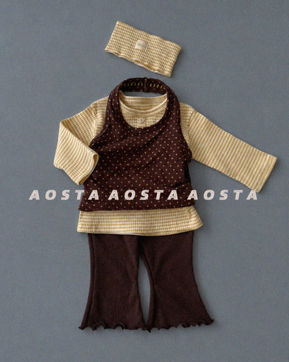 Aosta choco chip halter neck (~70-115cm)