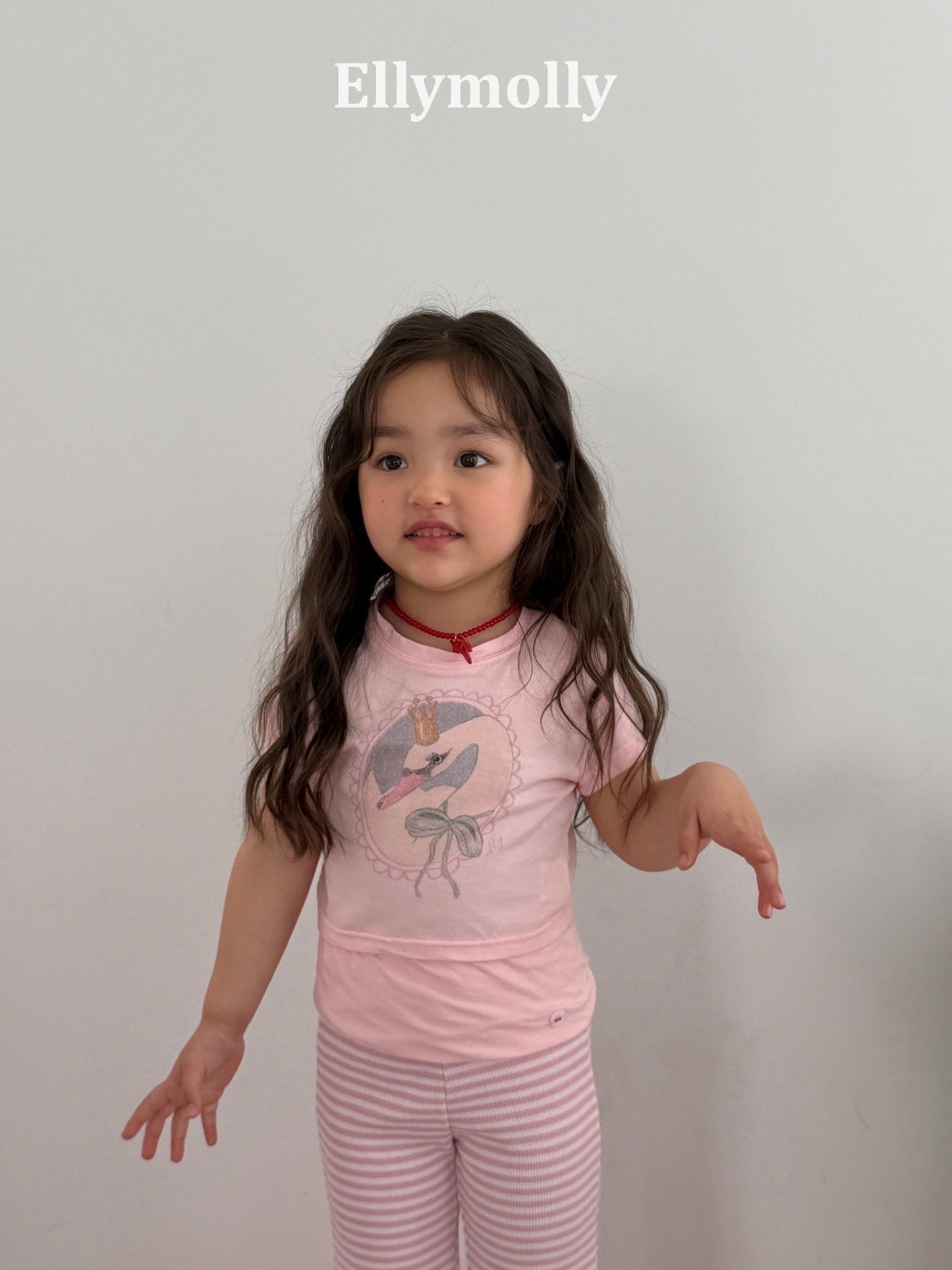 ELLYMOLLY elly swan t (90-145cm)