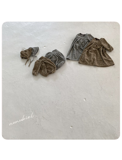 nunubiel caluna romper&bonnet (3-18m)