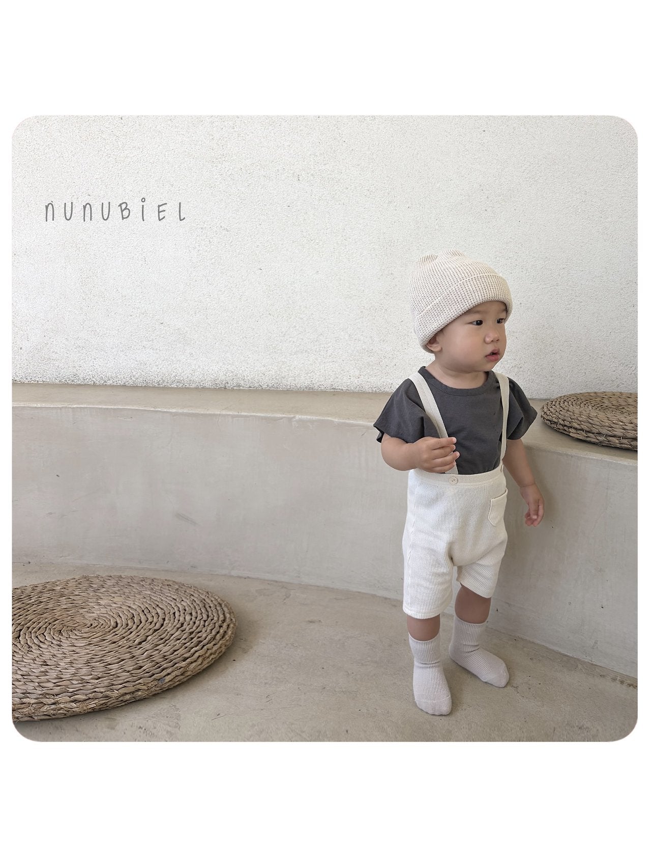 nunubiel bebe waffle leggings (6-18m)