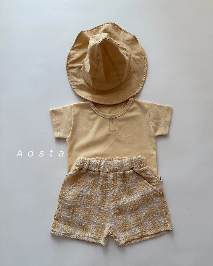 Aosta heart button tee (~70-115cm)