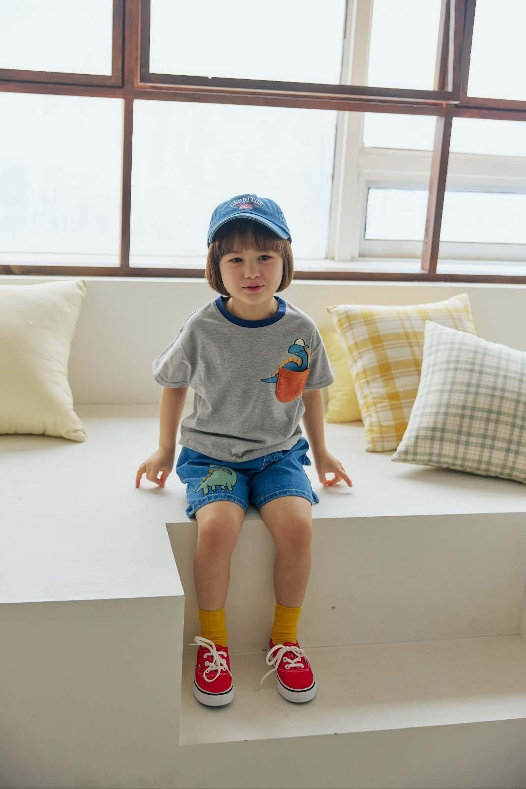 Orangemom 恐龍口袋tee (95-140cm)
