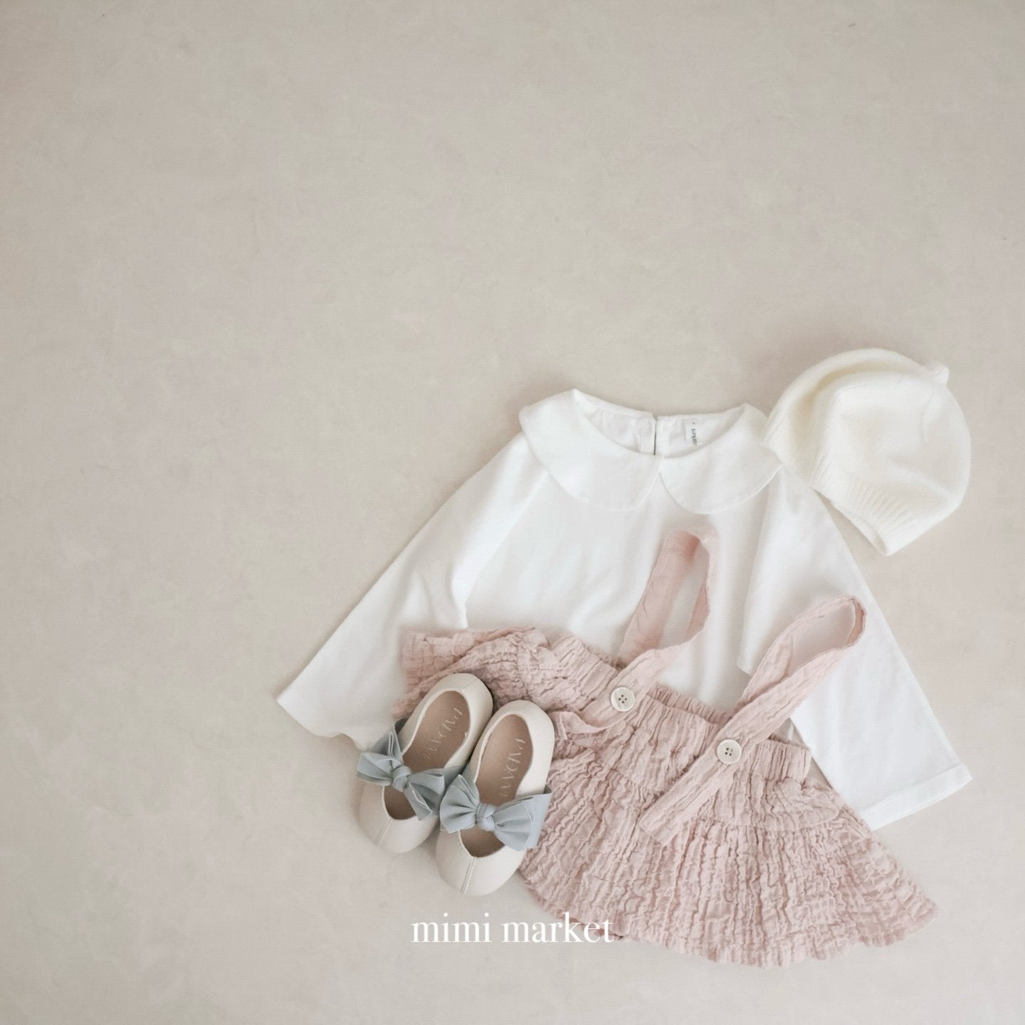 mimi market butter collar tee (75-90cm)