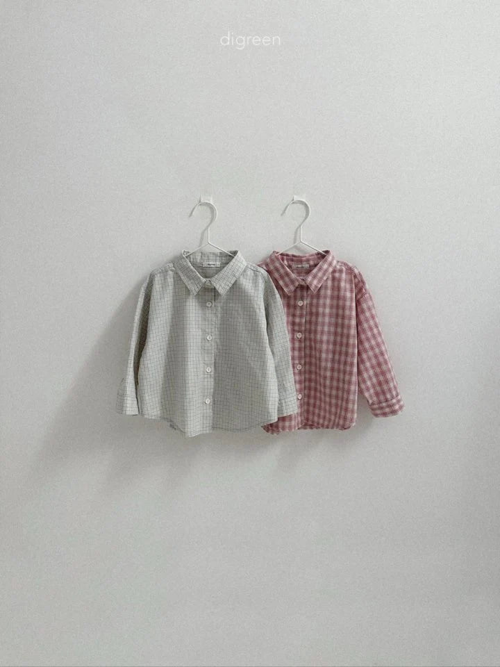 Digreen Check Shirt (85-130cm)