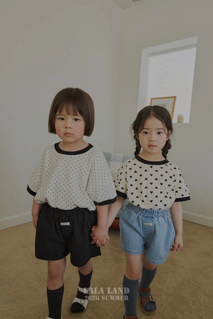 Lalaland point denim shorts (75-120cm)