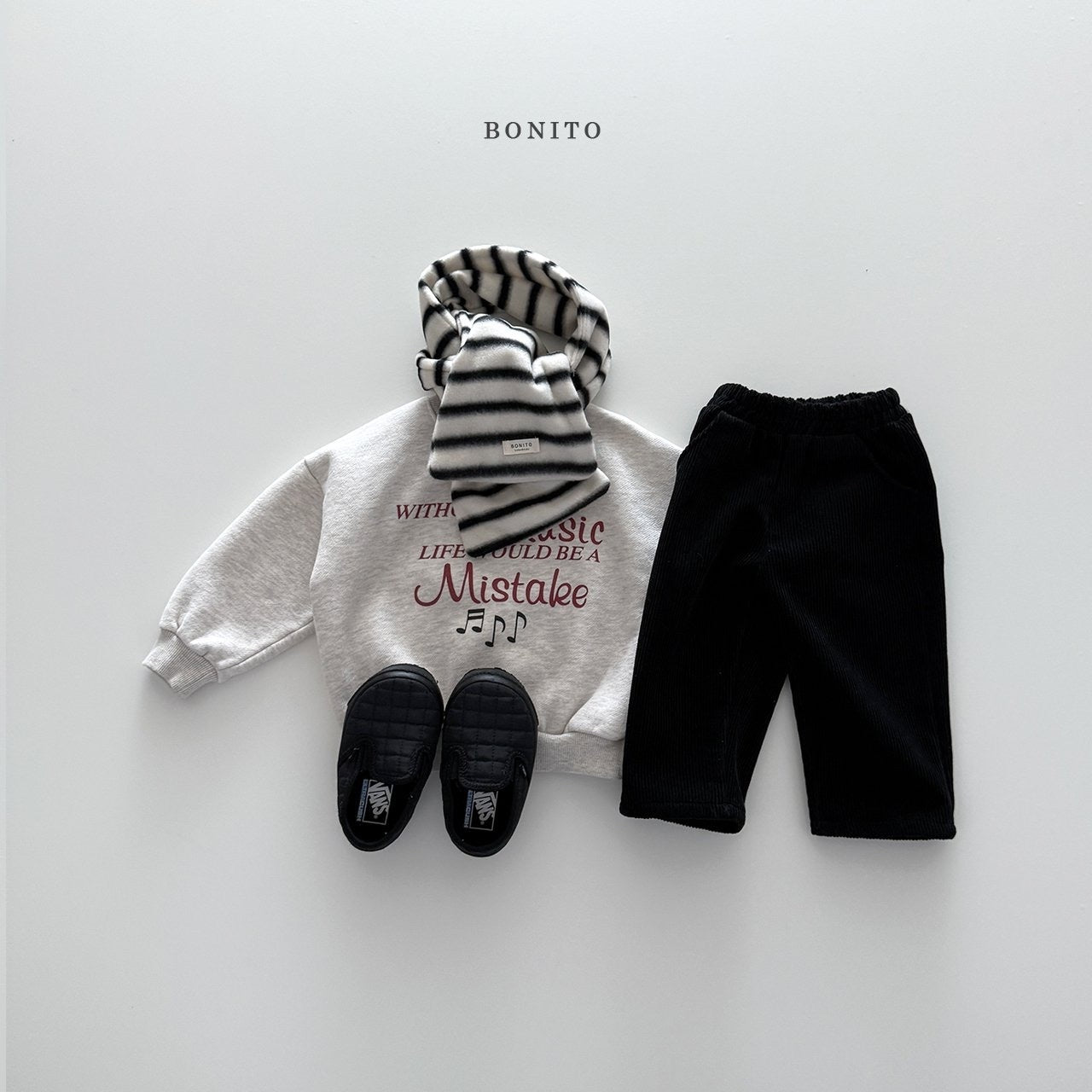 Bonito thick brushed golden pants (~80-140cm)