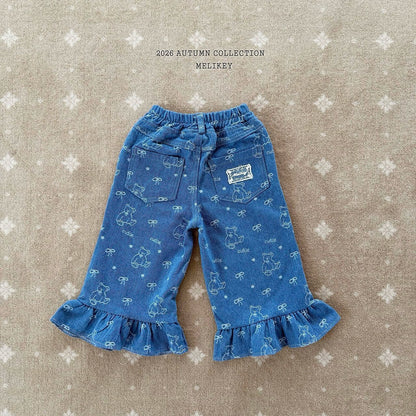 melikey bear frill denim (~80-140cm)