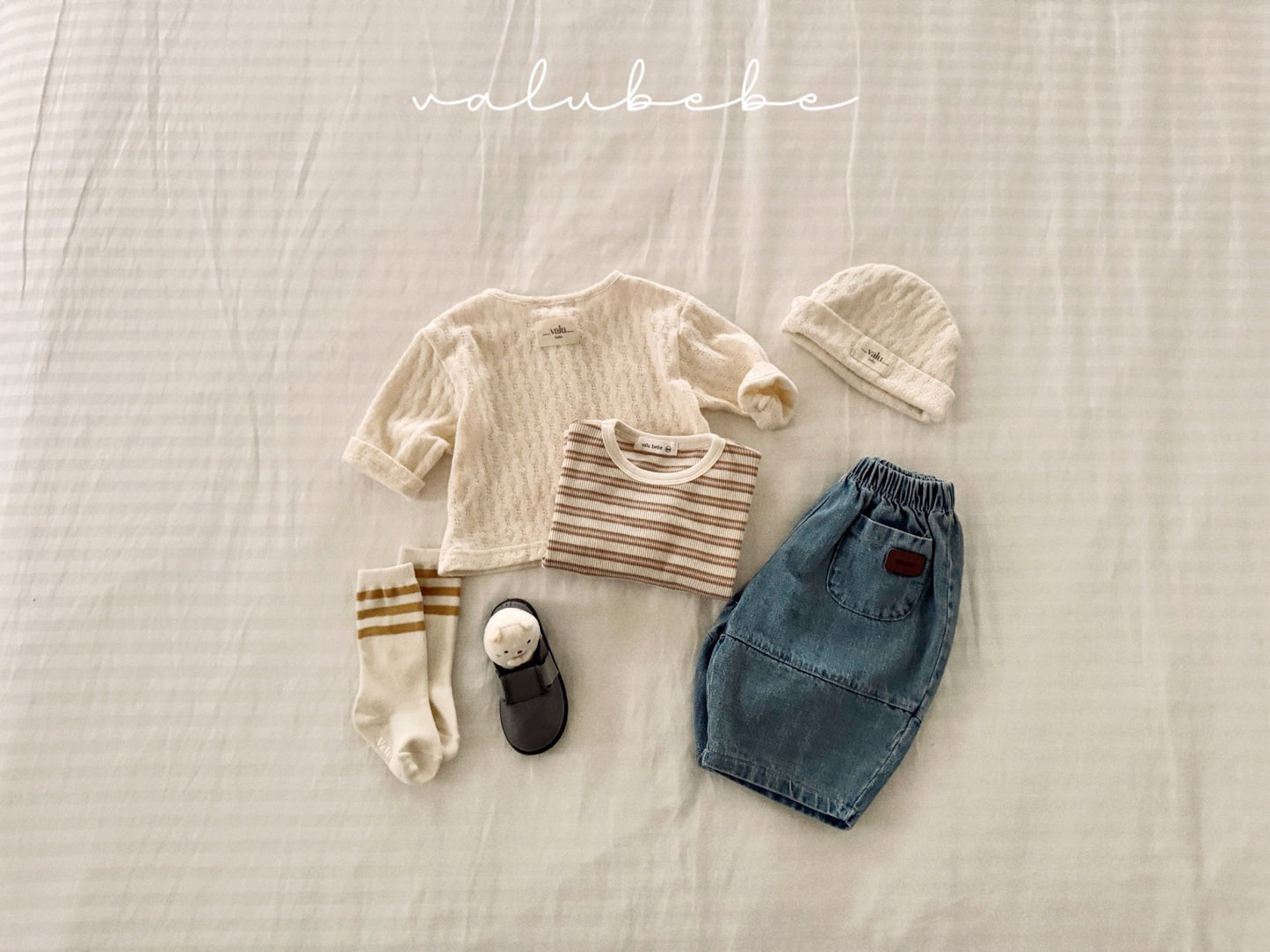 valubebe slit cut denim pants (6-24m)