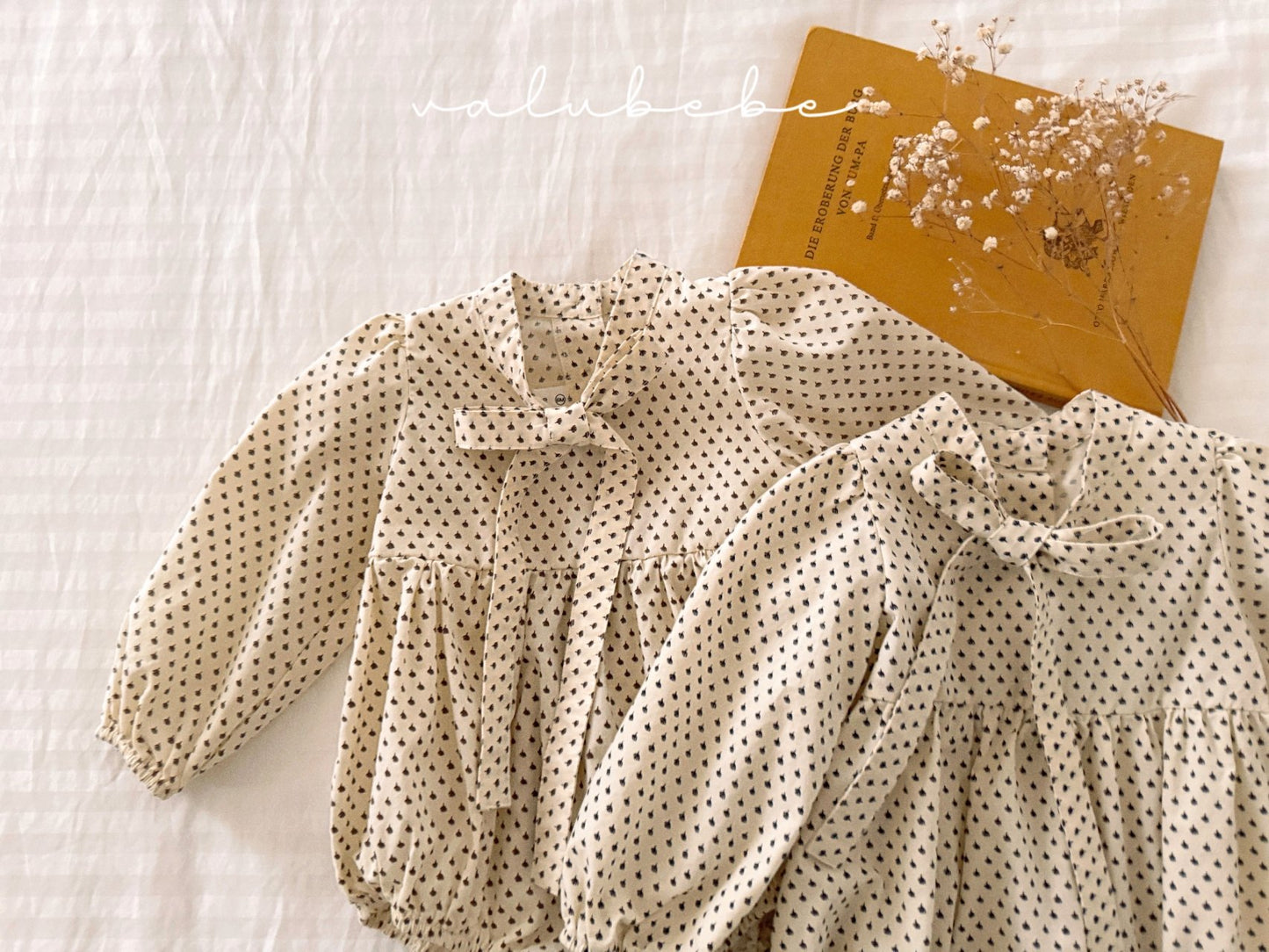 valubebe mui ribbon suit. (6-18m)