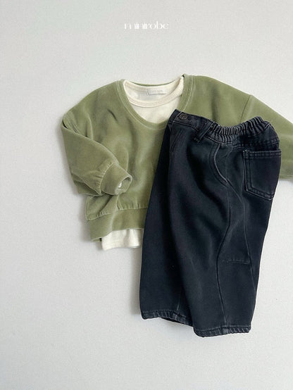 minirobe dart denim pants (75-110cm)