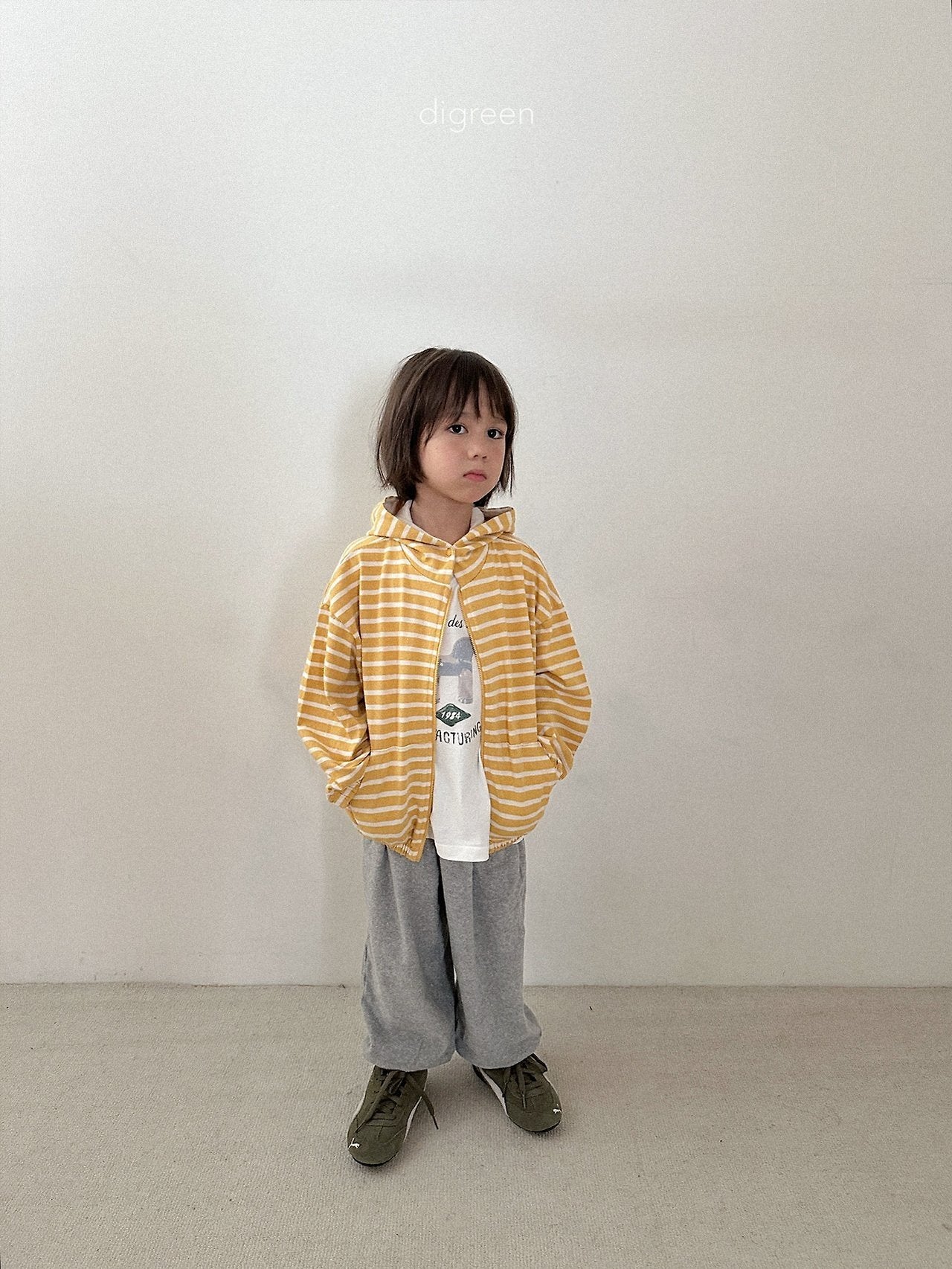 digreen candy hood zip up (85-130cm)