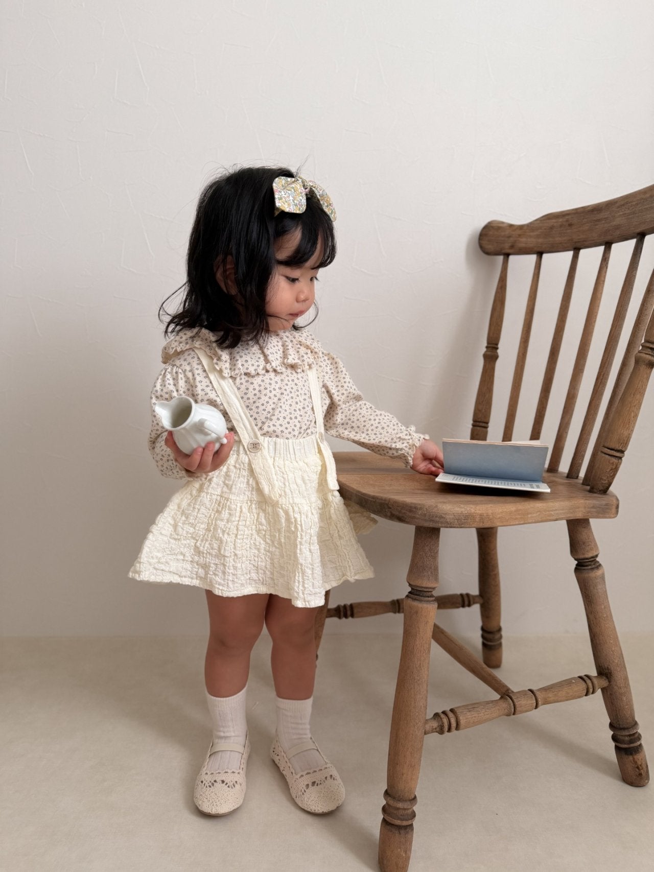 mimi market dia fril collar tee (75-90cm)