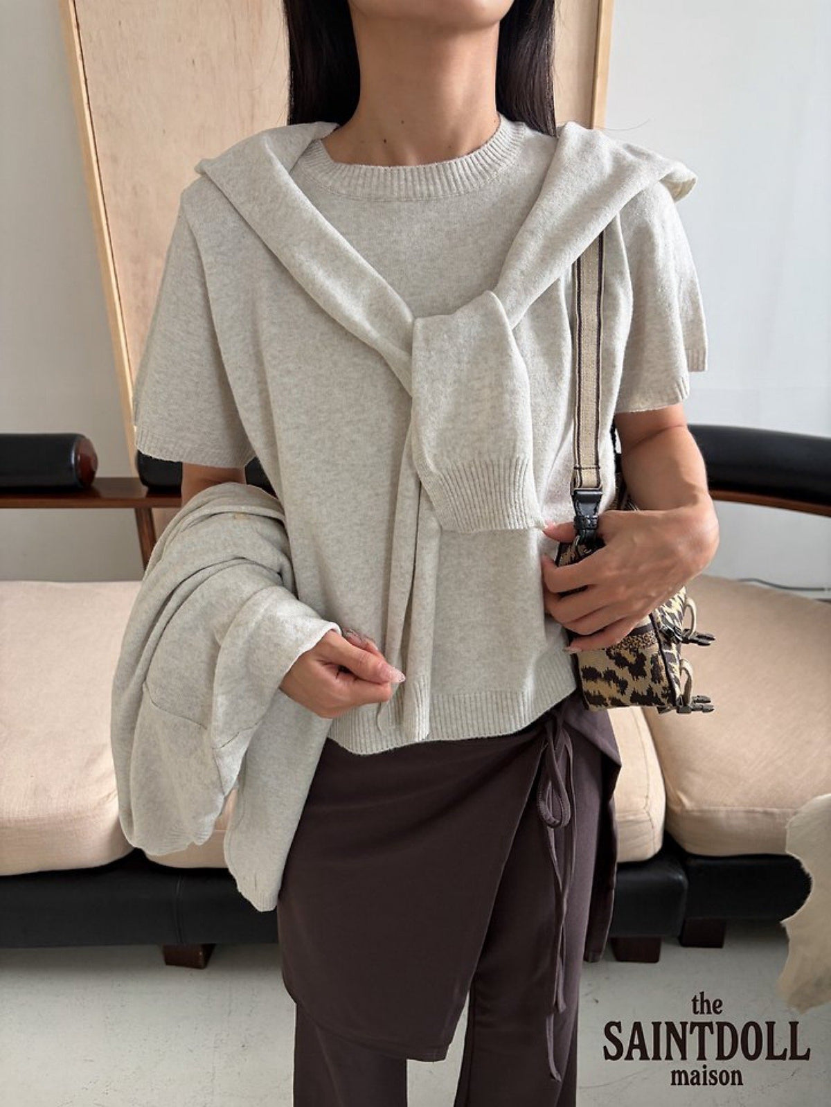 saintdoll knit shawl (kids & mom)