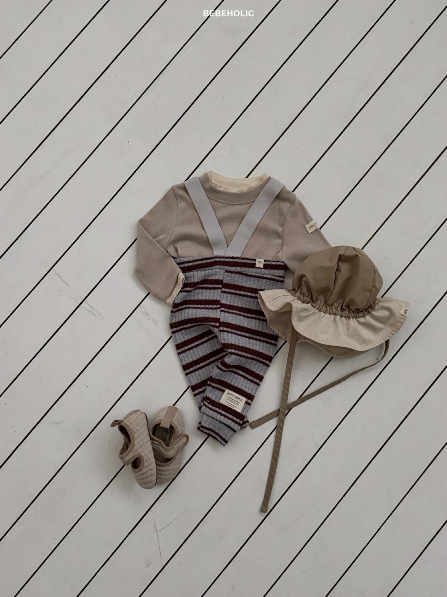 bebeholic della stripe leggings (3-18m)